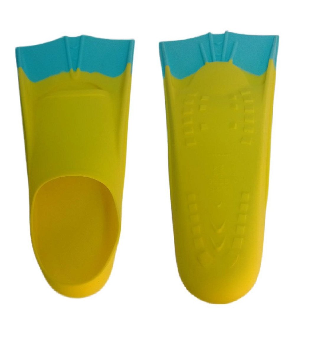 Ласты короткие JE-F24 lime/blue