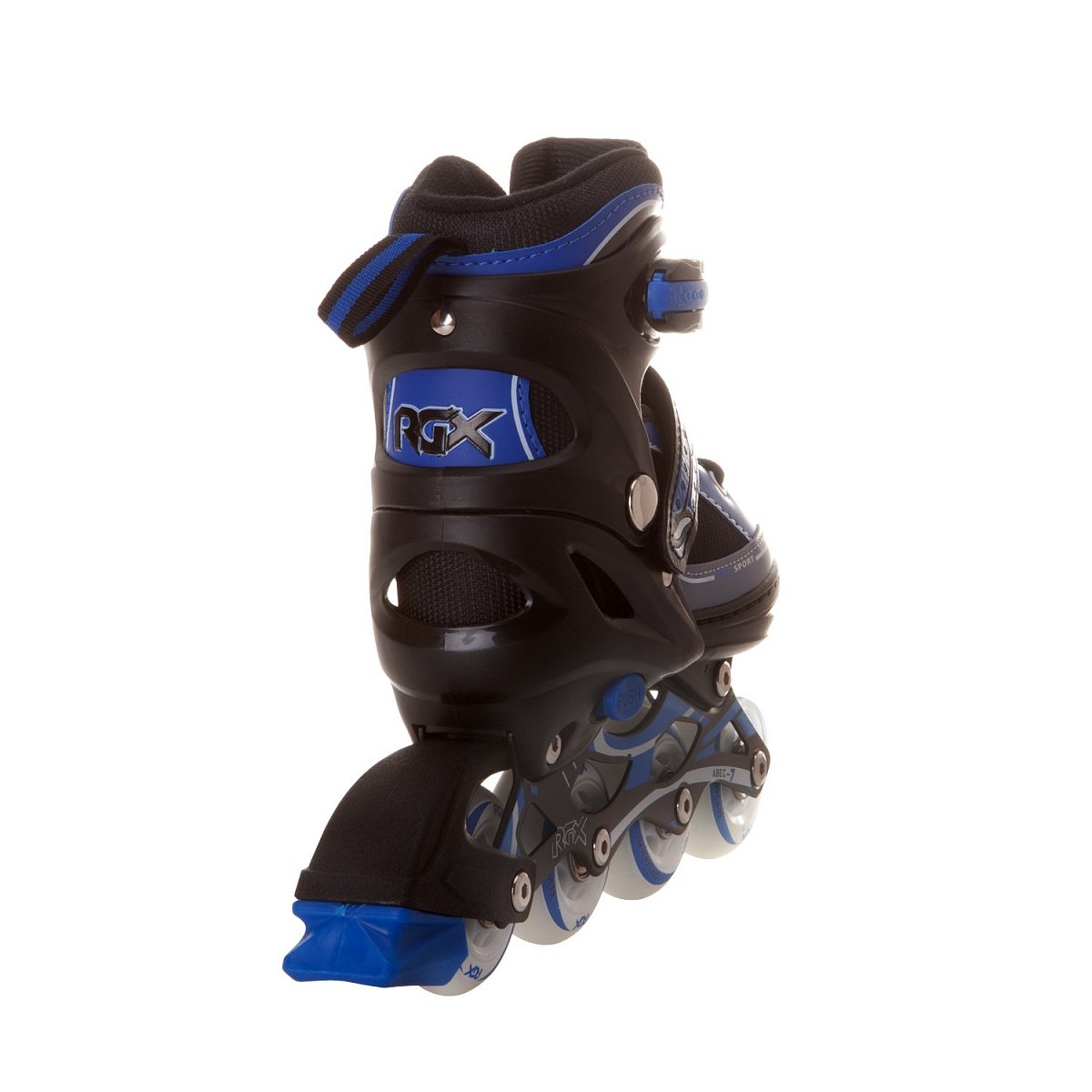 Раздвижные роликовые коньки Fntm Blue LED подсветка колес