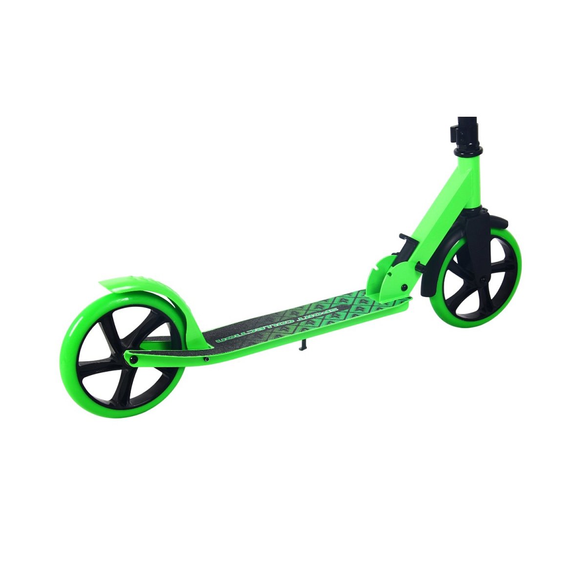 Самокат CK-SA200-2 200мм green (фонарь и наклейка в подарок)