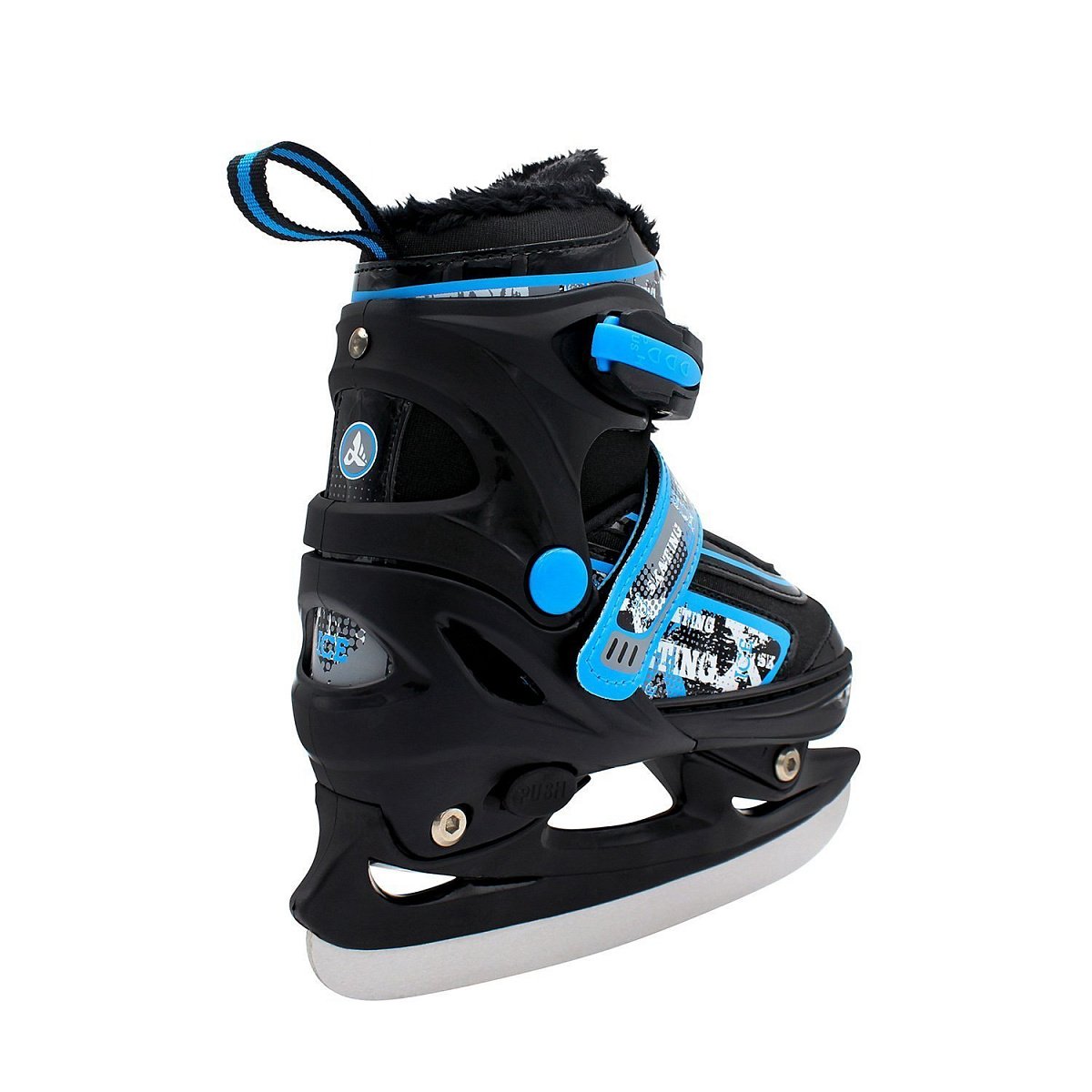 Раздвижные коньки AC-SK5502 Blue (с мехом)