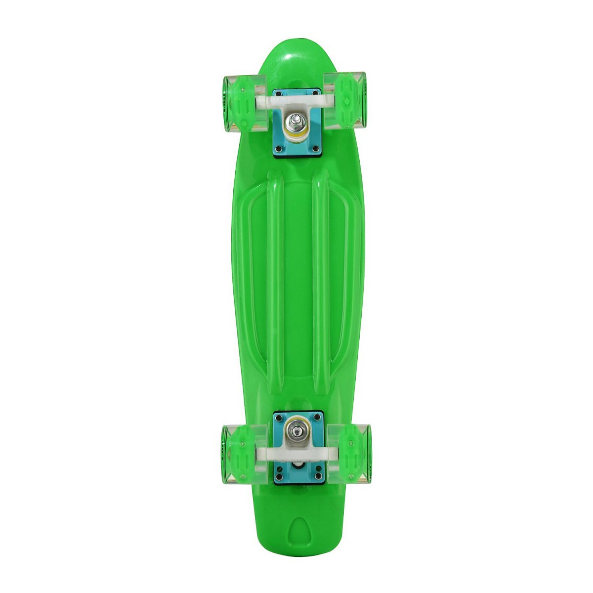 Мини-круизер PNB-01GW (22") Green светящиеся колеса