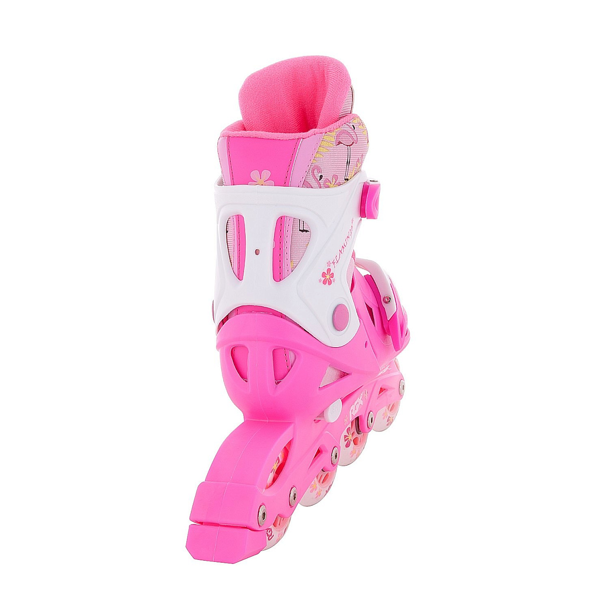 Раздвижные роликовые коньки Flamingo pink