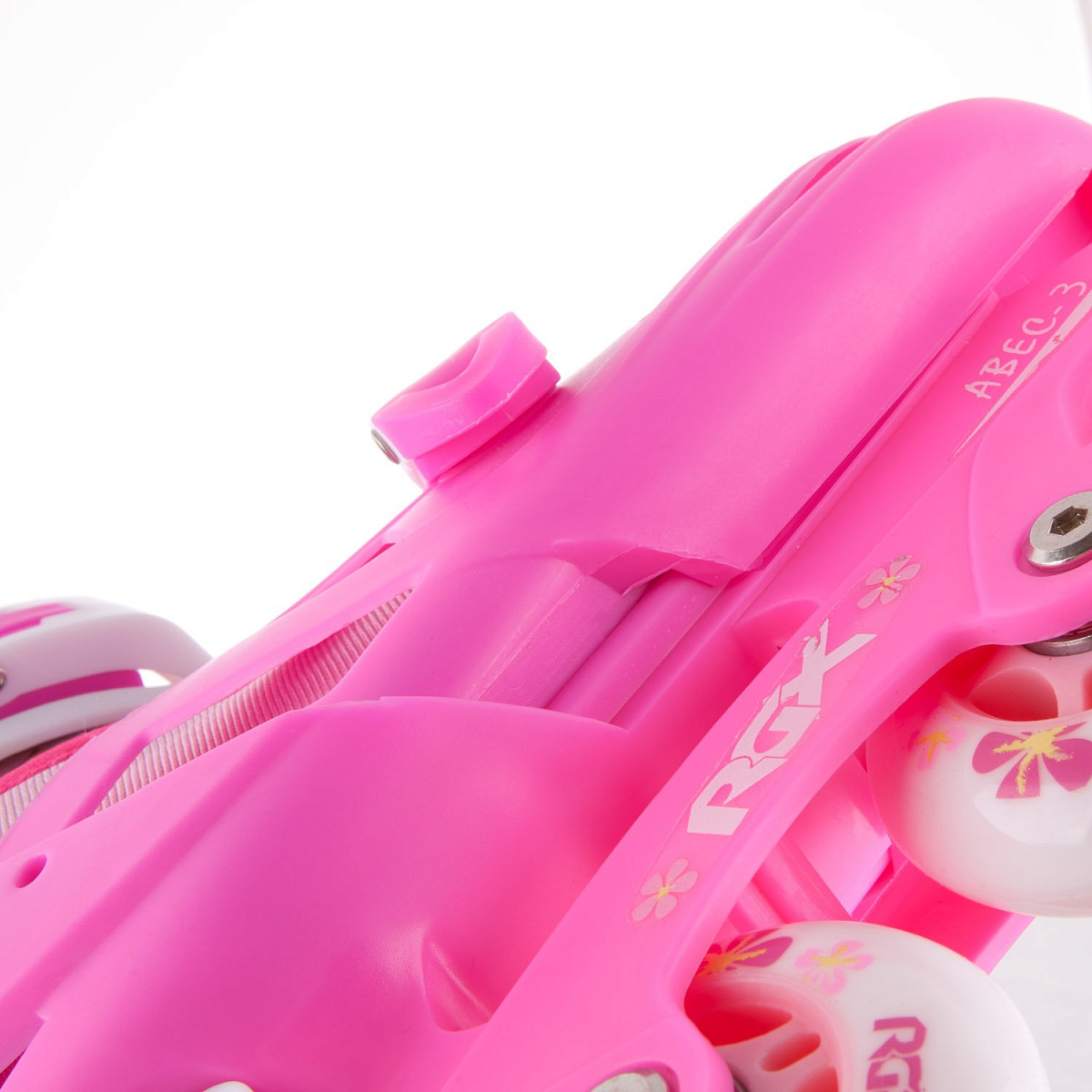 Раздвижные роликовые коньки Flamingo pink