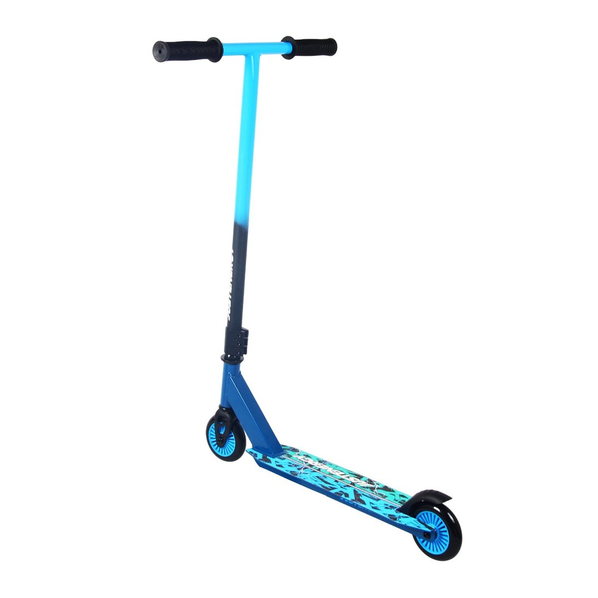 Самокат трюковый JE-ST100-20 100мм blue