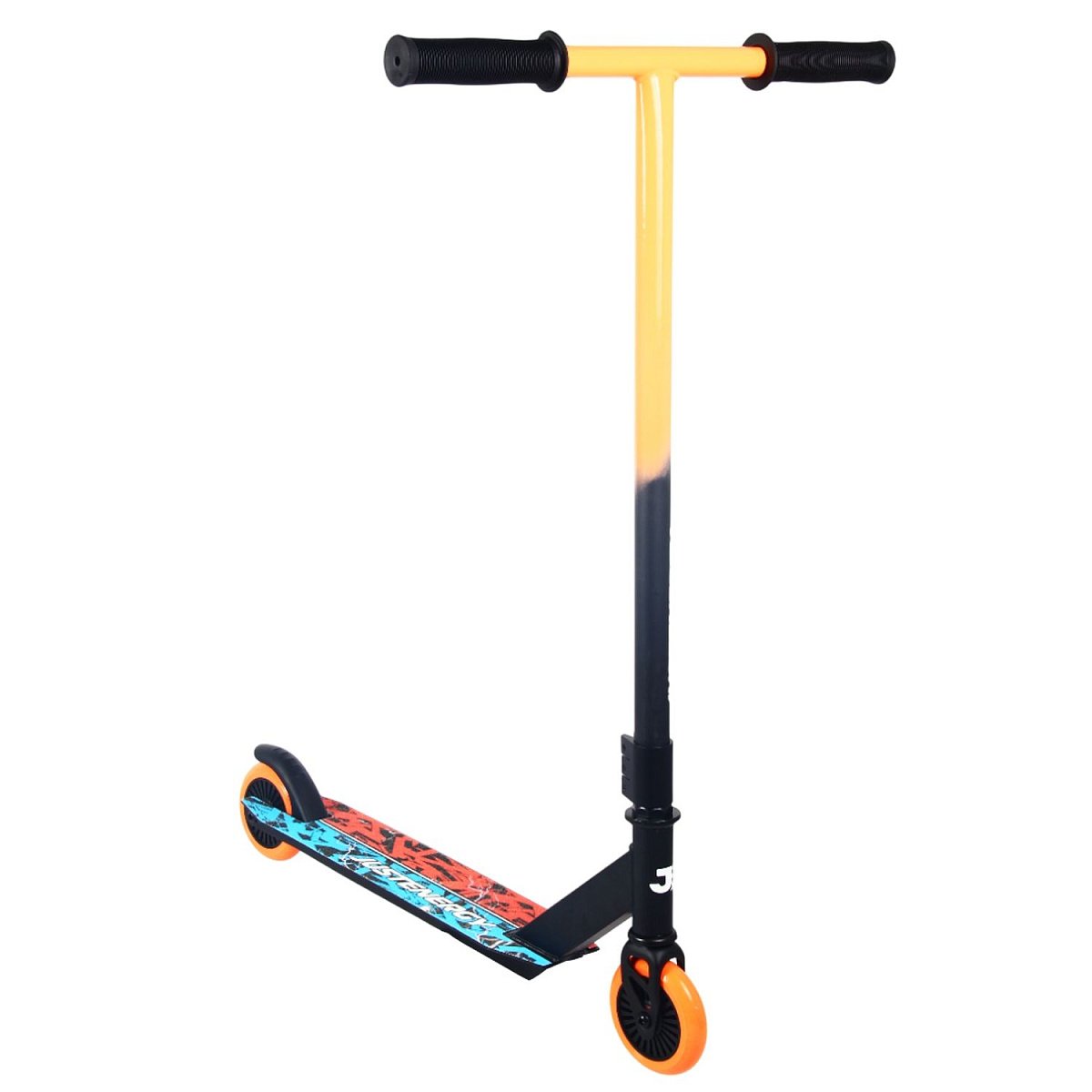 Самокат трюковый JE-ST100-20 100мм orange