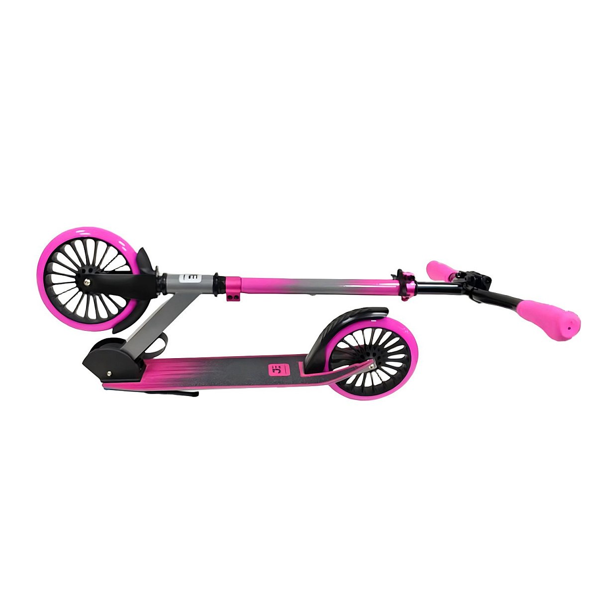 Самокат JE-SA200-55 200мм pink (фонарь в подарок)