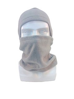 Комплект из флиса (шапка, снуд) AC-BK-05 серый