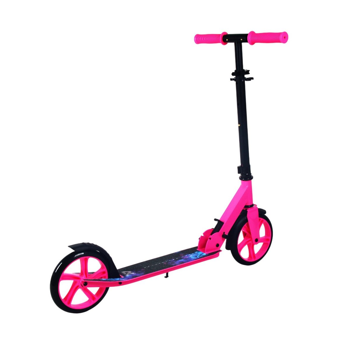 Самокат CK-SA200-1 200мм pink (фонарь и наклейка в подарок)
