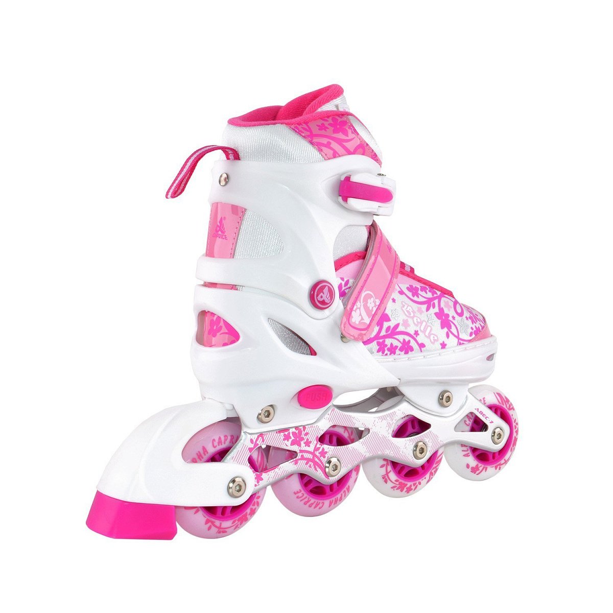 Раздвижные роликовые коньки BELL pink