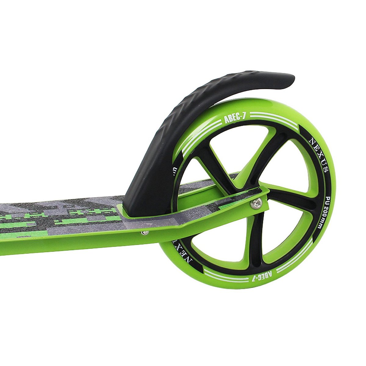 Самокат NXS 200мм green (100% алюминий)
