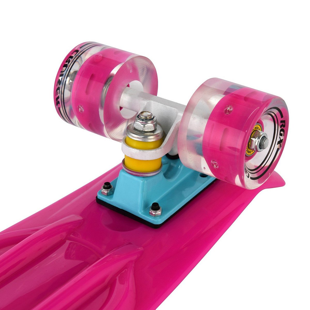 Мини-круизер PNB-01GW (22") Pink светящиеся колеса