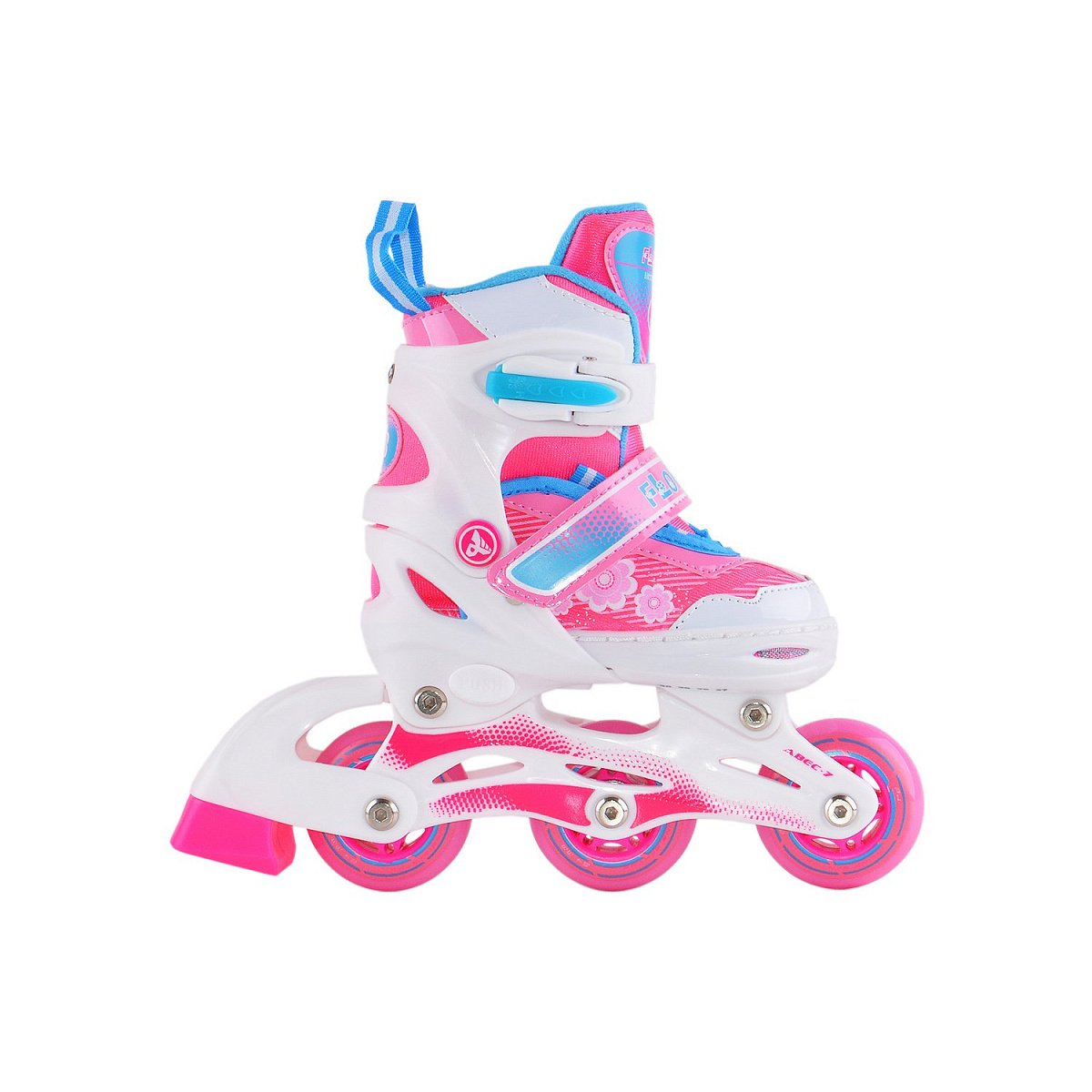 роликовый комплект FLRT white-pink-blue