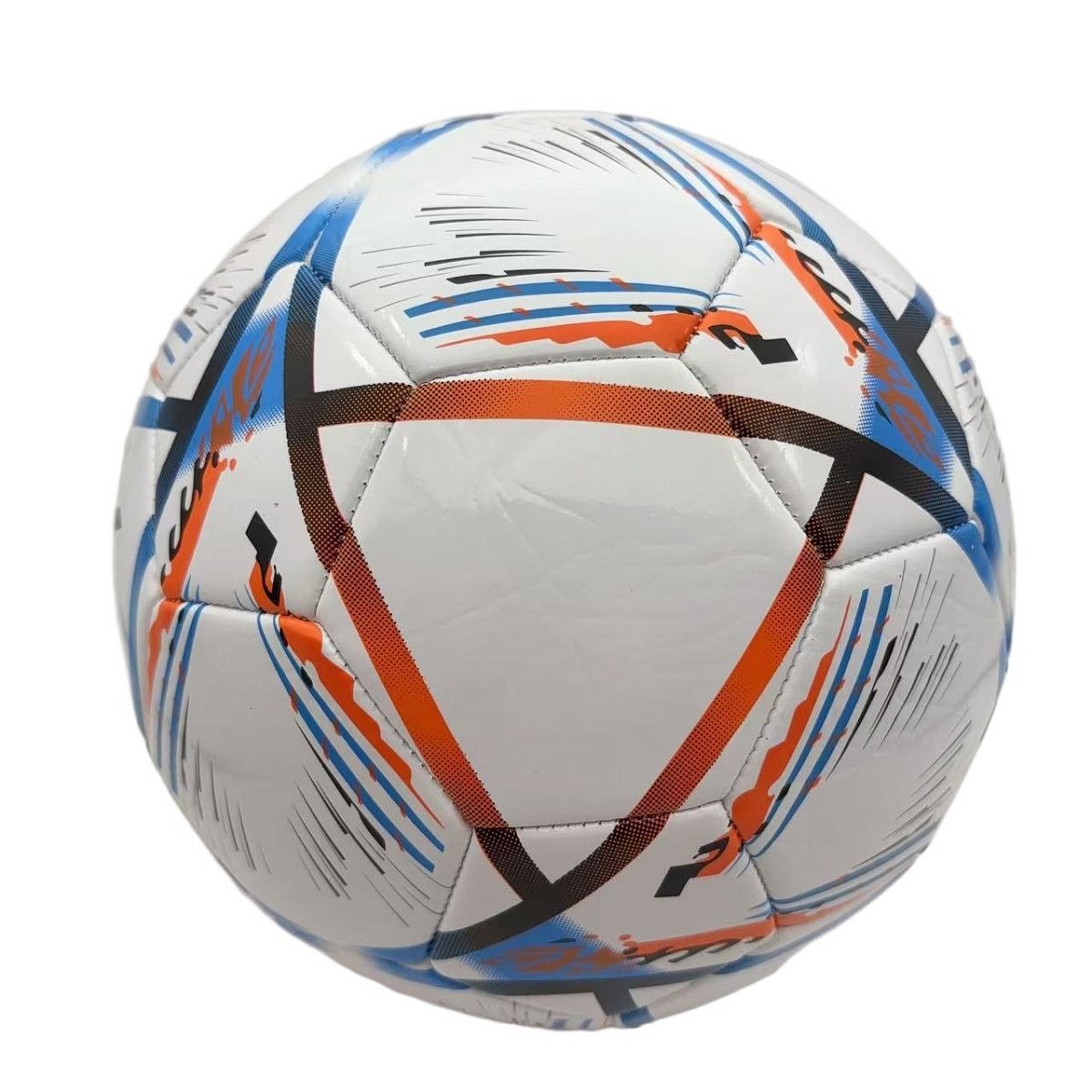 Мяч футбольный RGX-FB-1727-Blue-Orange Sz5
