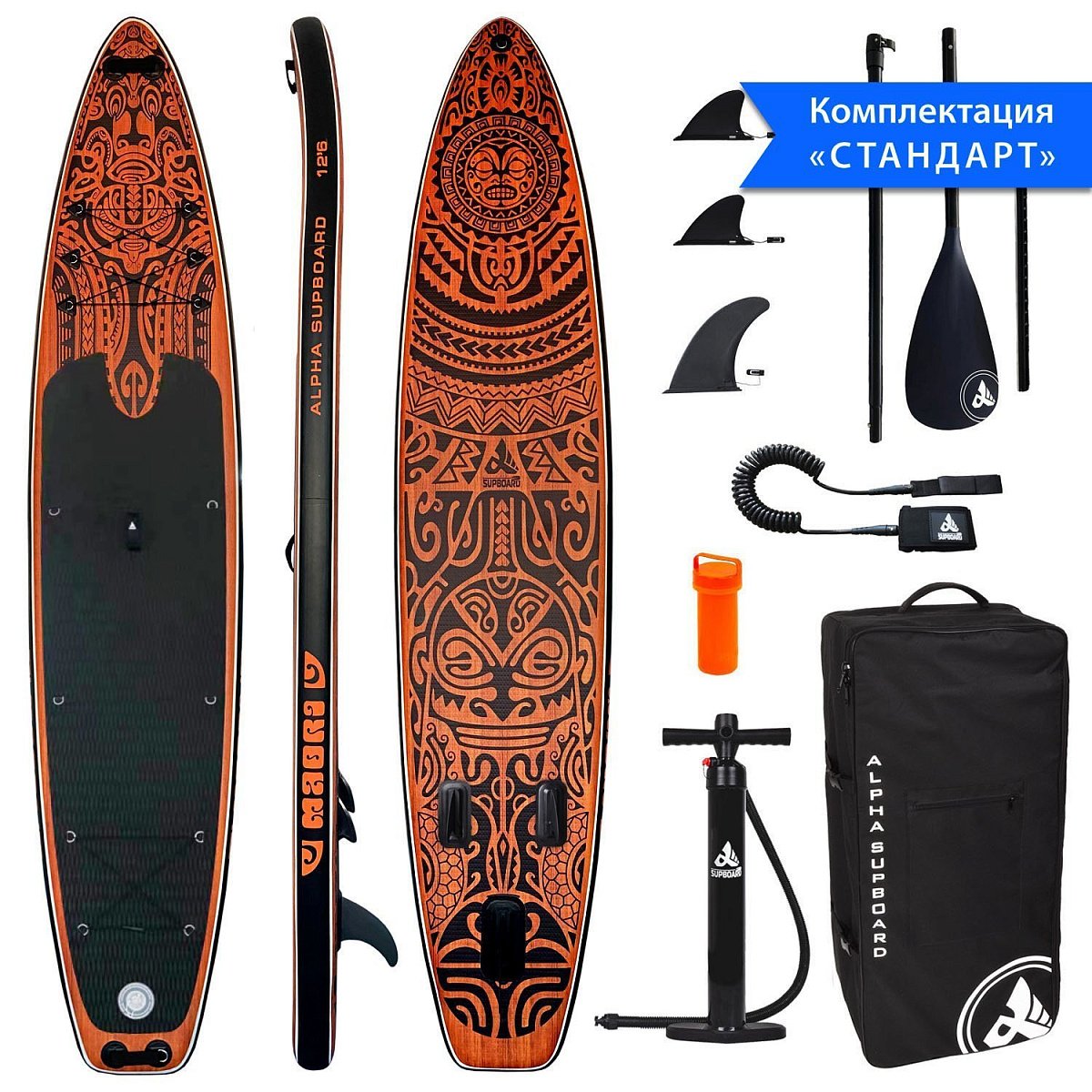 Надувная SUP-доска Сапборд (SUP board) MAORI-12.6