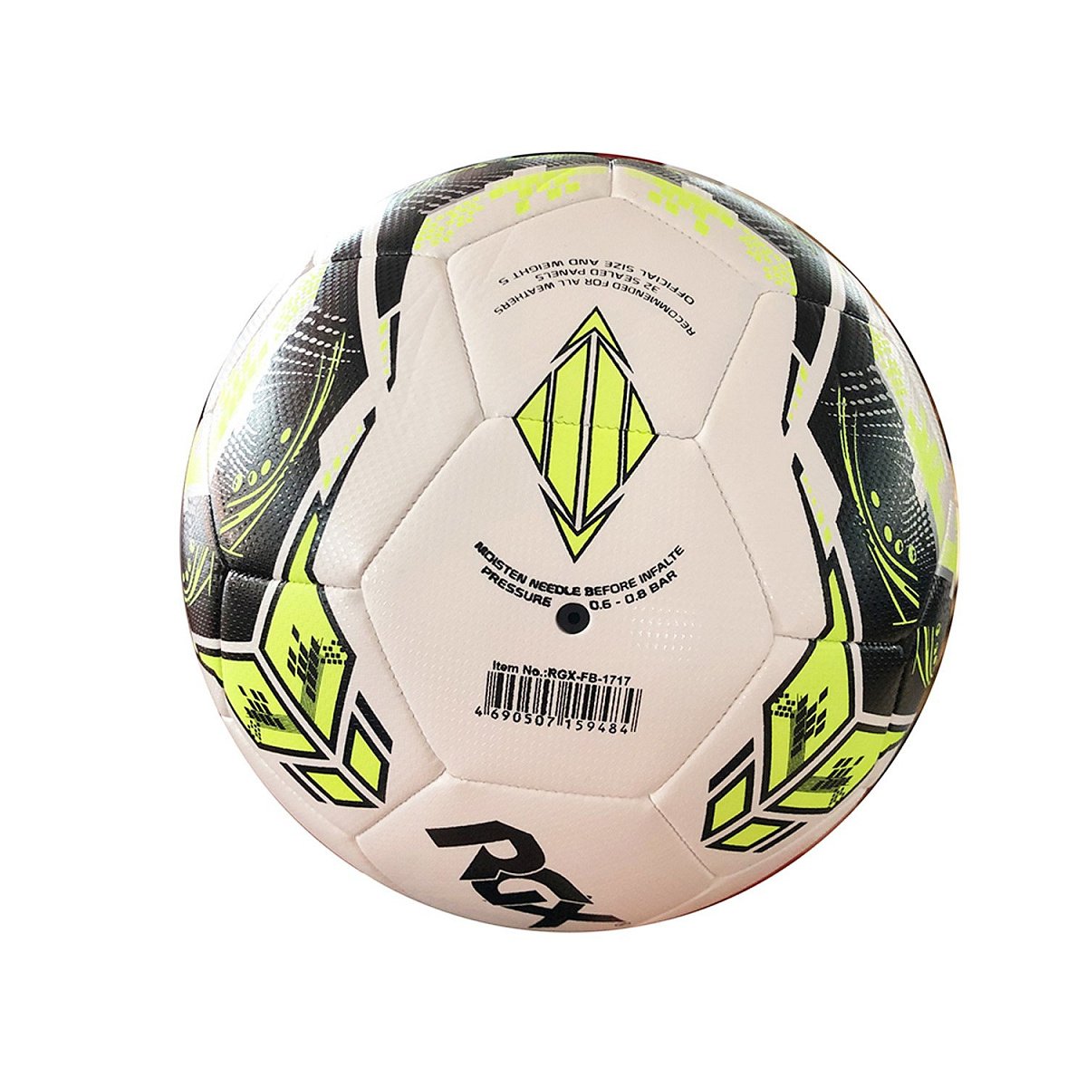 Мяч футбольный RGX-FB-1717 Lime Sz5