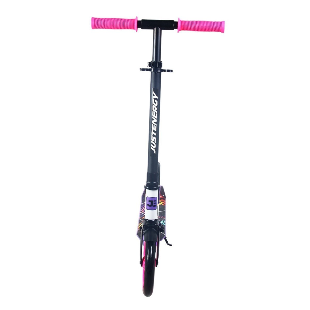 Самокат JE-SA200-50 200мм violet (фонарь и наклейка в подарок)