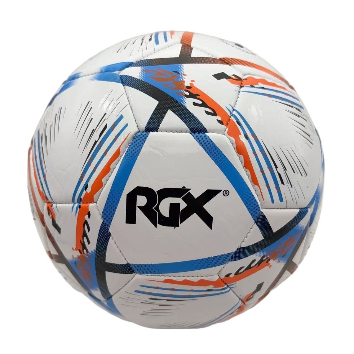 Мяч футбольный RGX-FB-1727-Blue-Orange Sz5