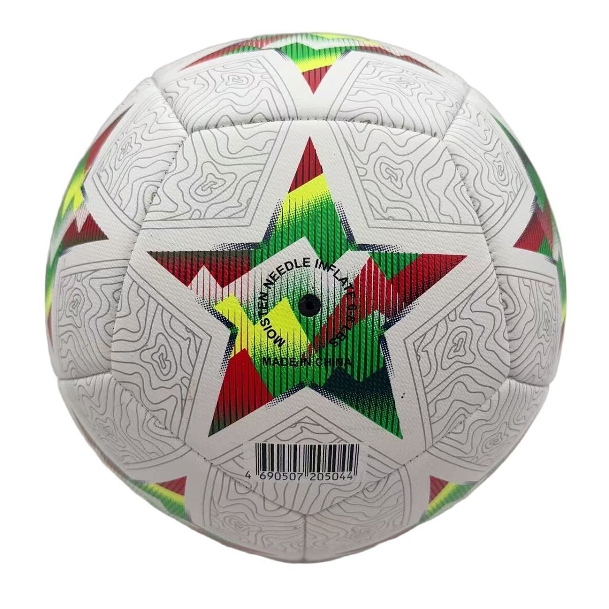Мяч футбольный RGX-FB-1829-Green-Red Sz5