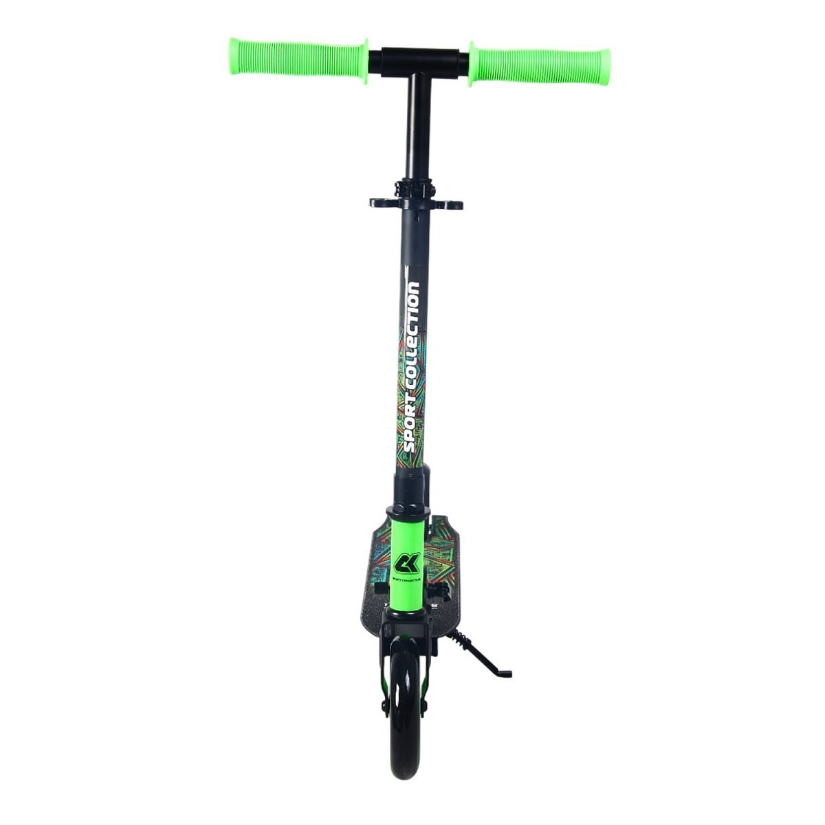 Самокат CK-SJ145-40 145мм green (фонарь и наклейка в подарок)