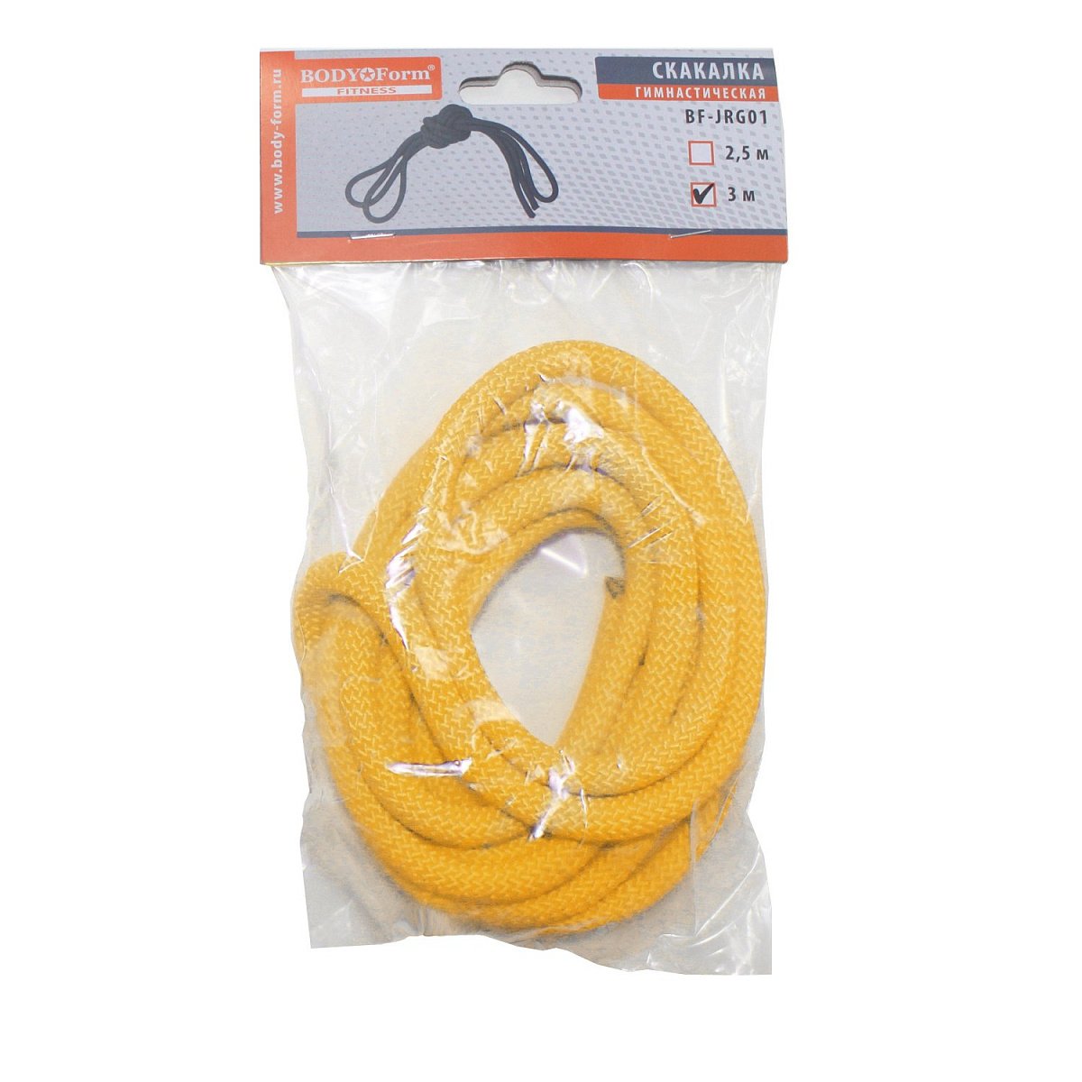 Скакалка гимнастическая BF-SK02 (BF-JRG01) 3м, 180гр