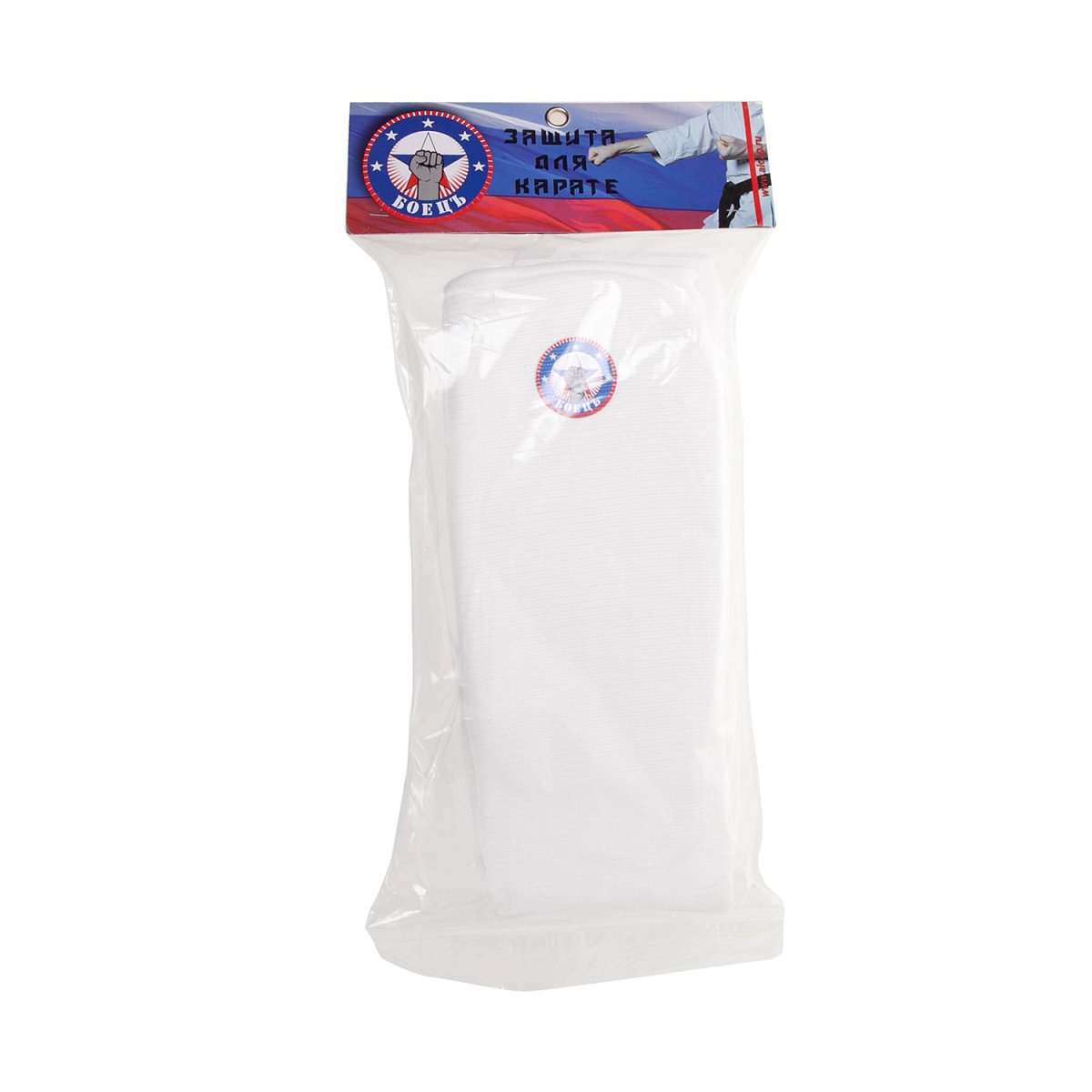 Защита голени для каратэ 7481 white