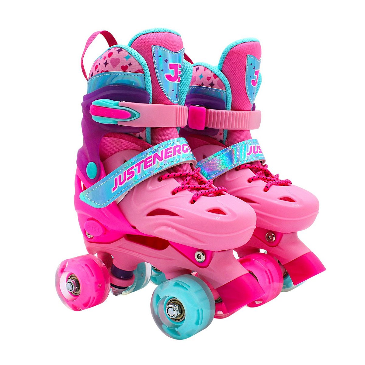 Роликовые коньки КВАДЫ JE-SK-SQ-590-81 Pink