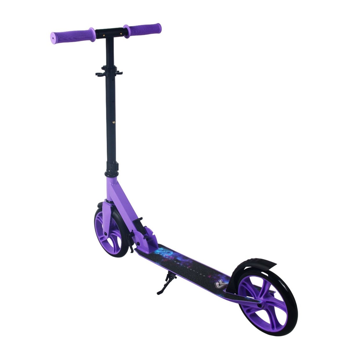 Самокат CK-SA200-1 200мм violet (фонарь и наклейка в подарок)