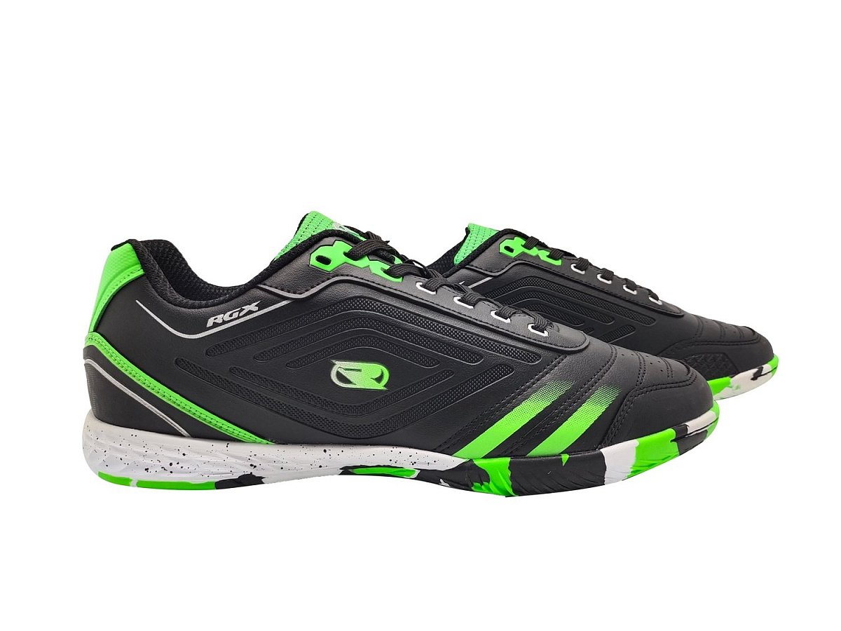 Бутсы зальные SB-M-061 Black/Green