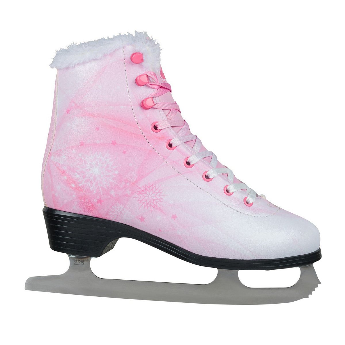Фигурные коньки CK-SF2206 Pink (фонарик в подарок)