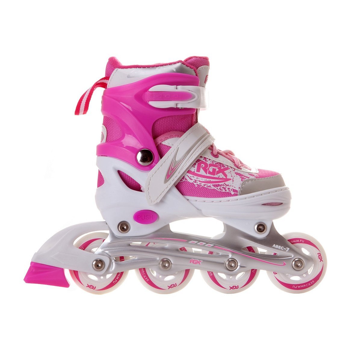Раздвижные роликовые коньки Braman Pink