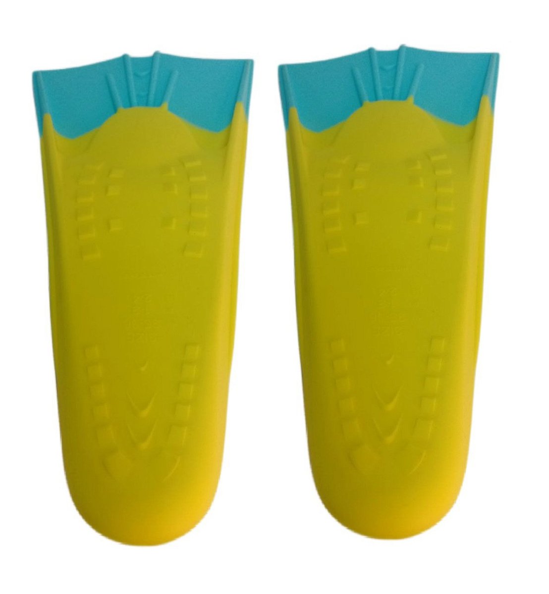 Ласты короткие JE-F24 lime/blue