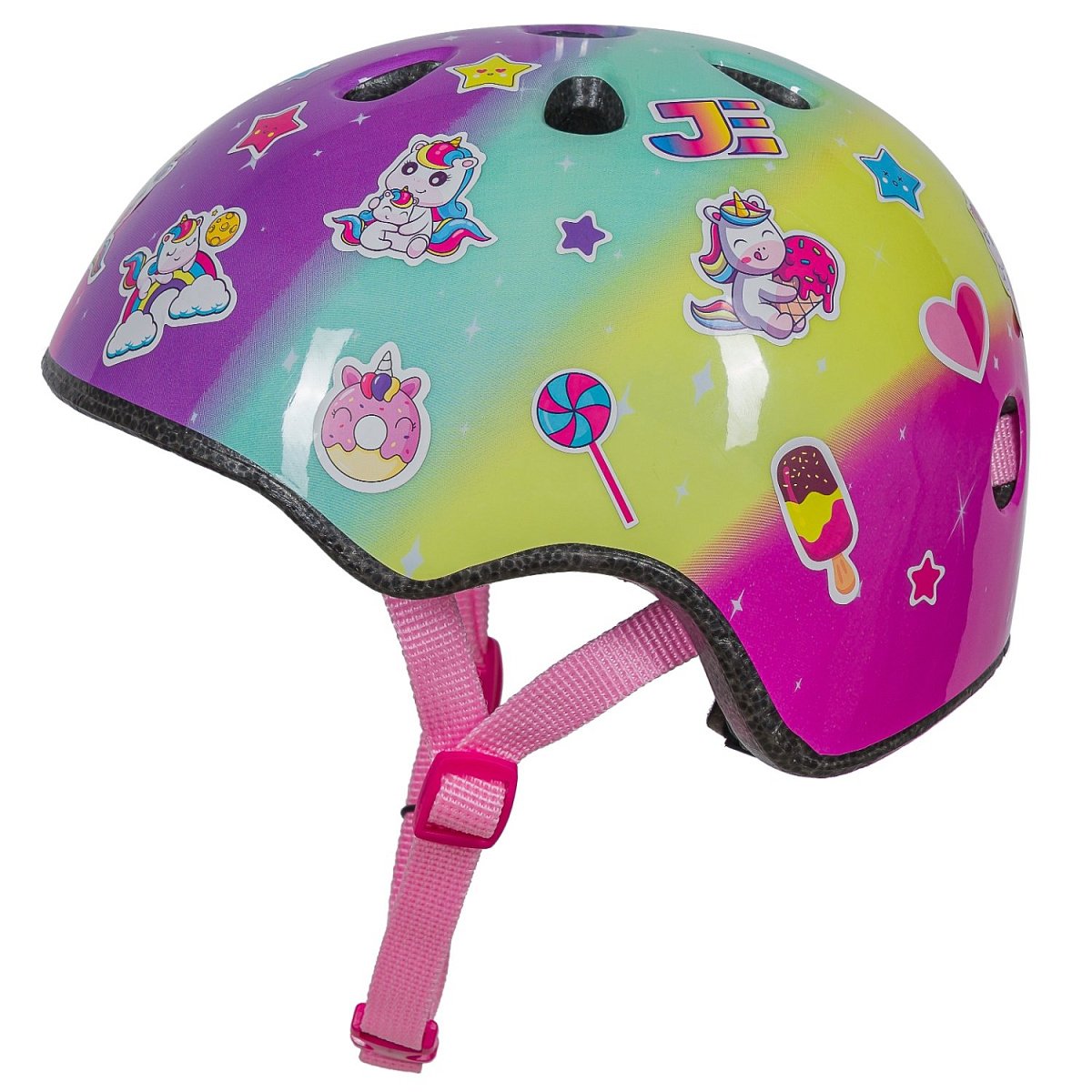 Шлем детский Kask-2 радужный с регулировкой размера