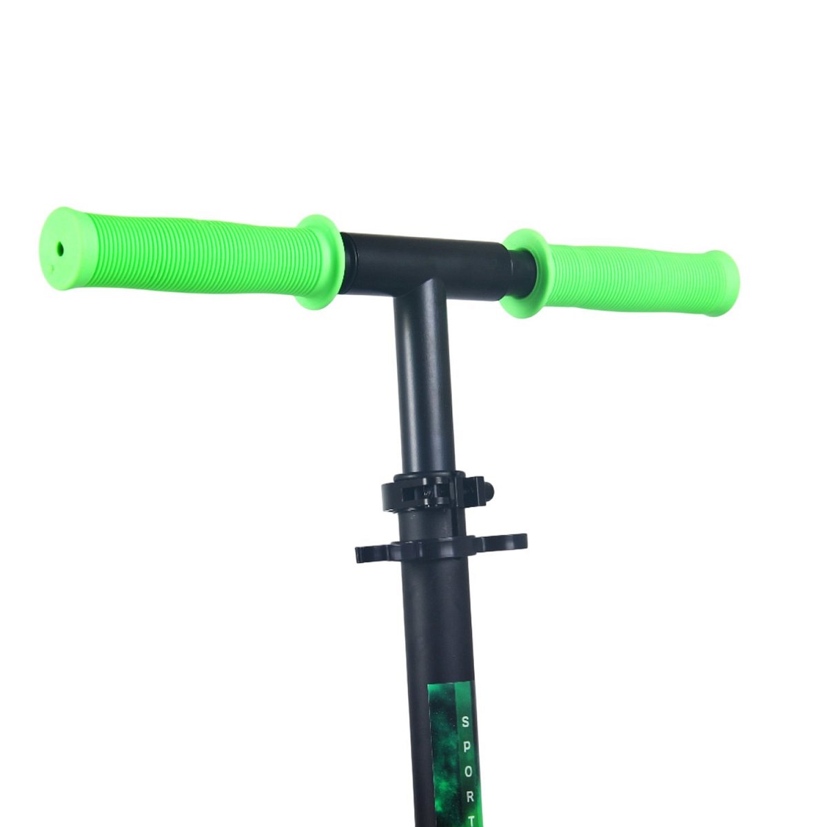 Самокат CK-SA200-1 200мм green (фонарь и наклейка в подарок)