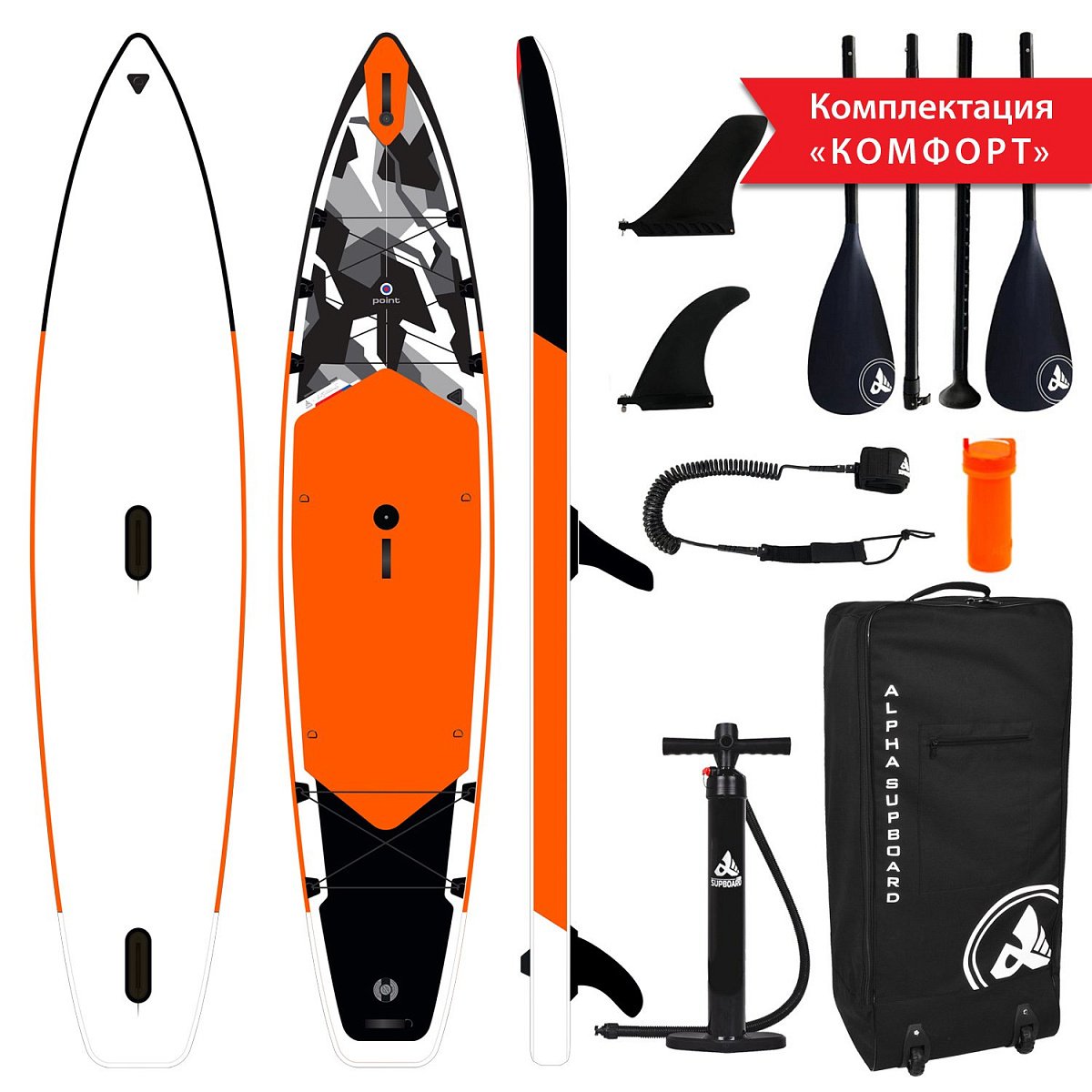 Надувная SUP-доска Сапборд (SUP board) WX-2500 COMFORT