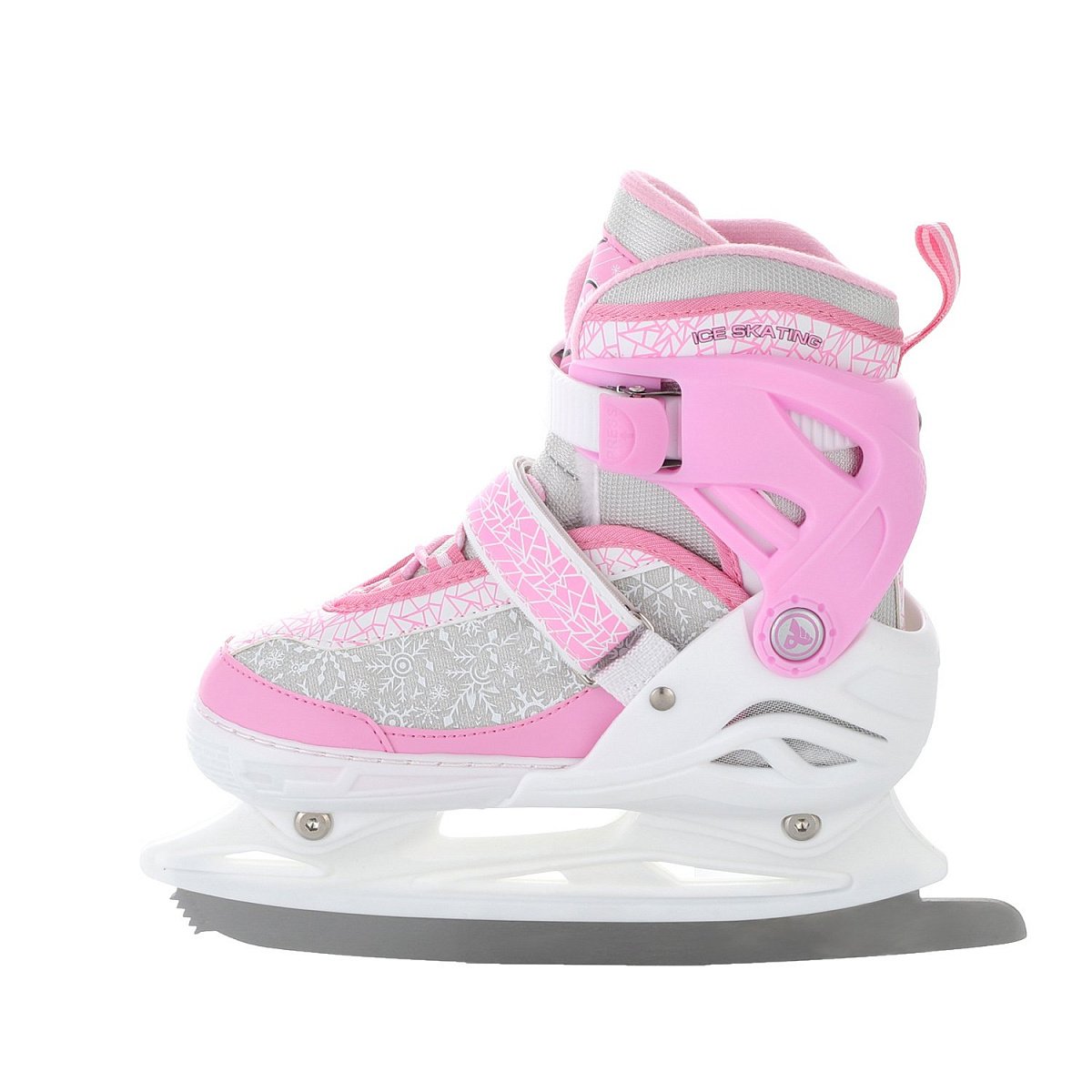 Раздвижные коньки Wntr pink (с мехом)