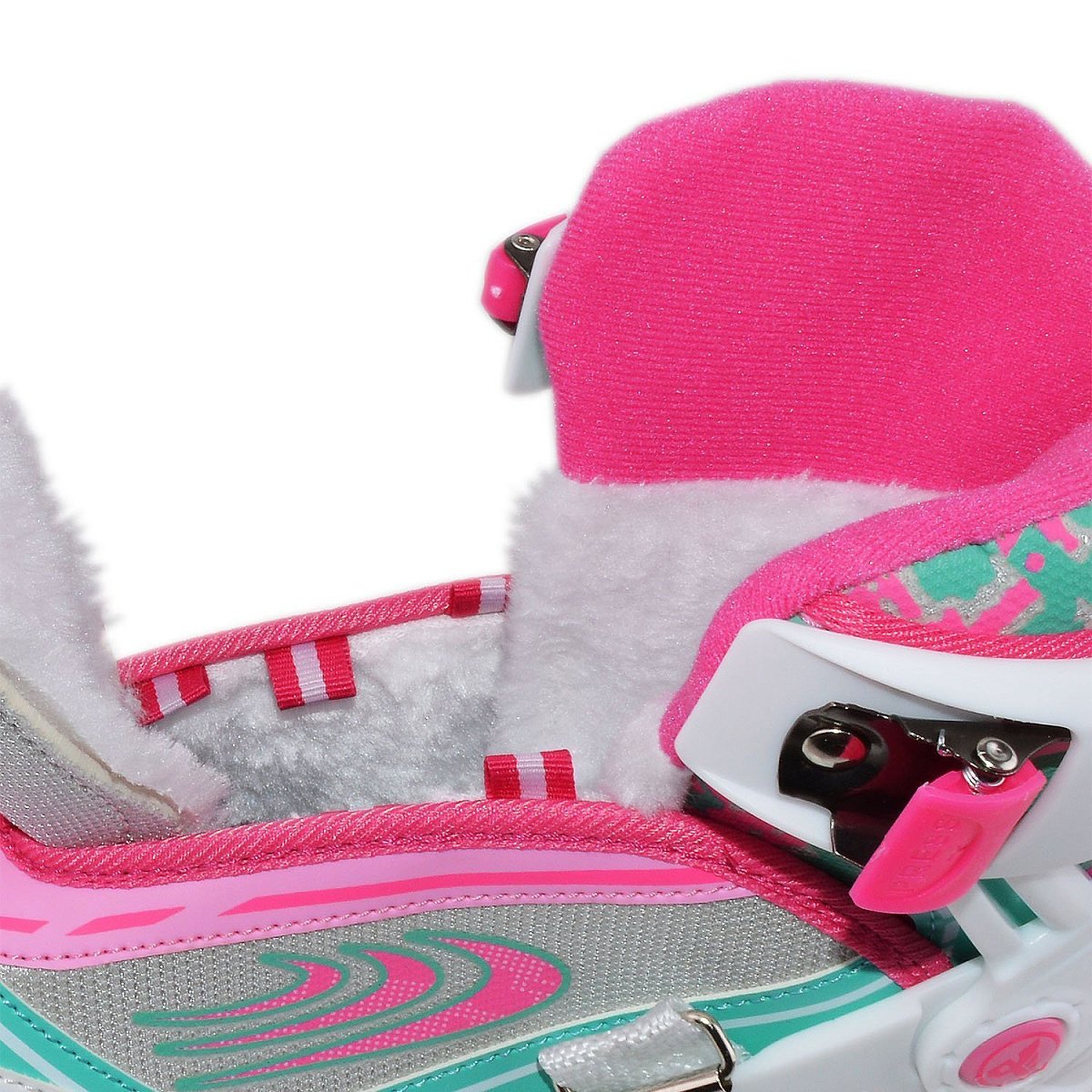 Раздвижные коньки Csm pink (с мехом)