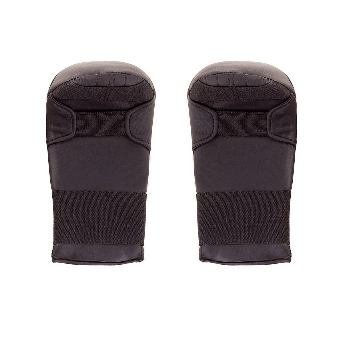 Спарринговые перчатки для каратэ RKM-260 ПУ черные