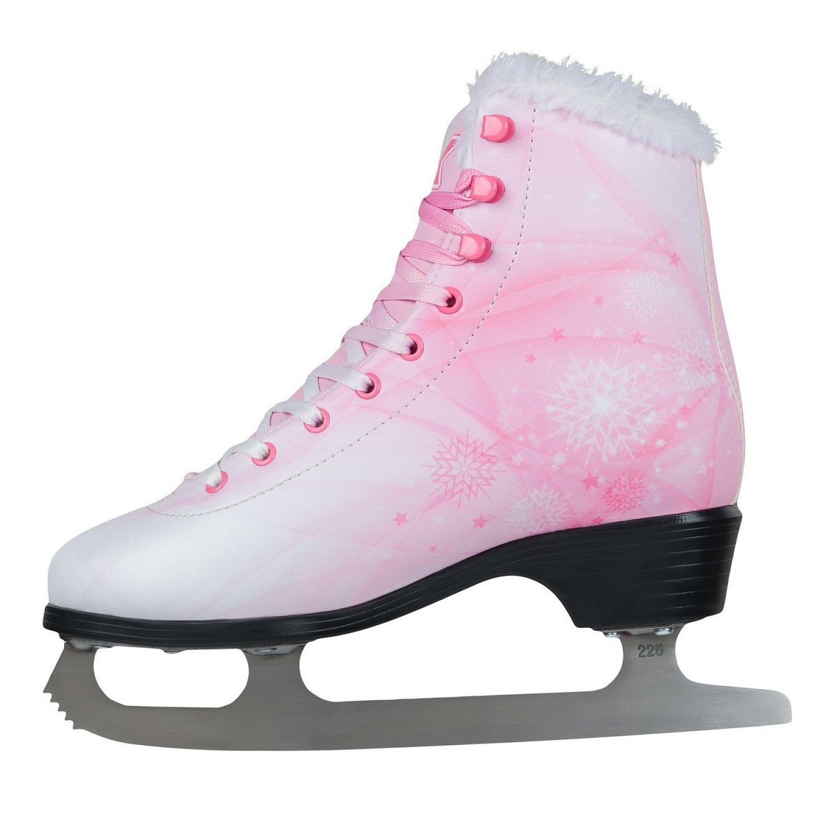 Фигурные коньки CK-SF2206 Pink (фонарик в подарок)