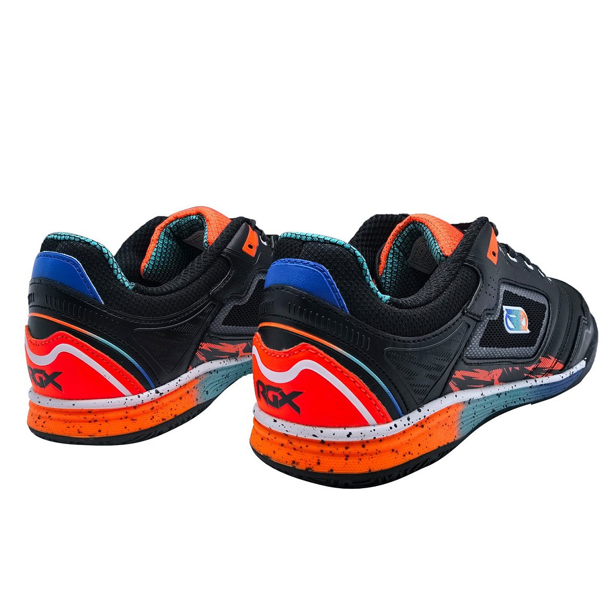 Бутсы зальные SB-ZAL-052 Black/Orange детские