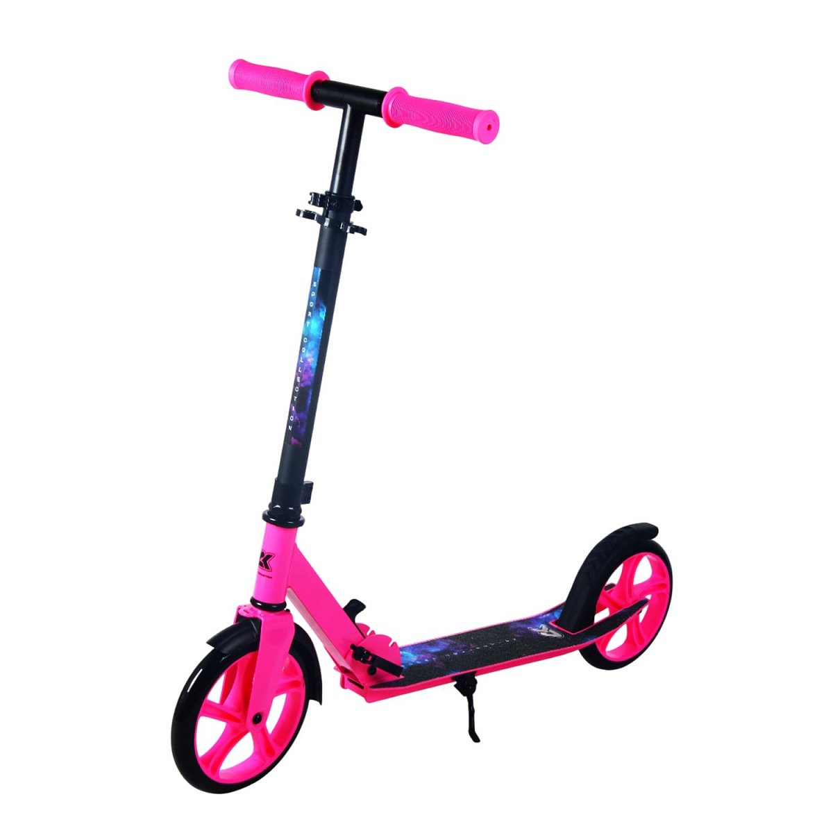 Самокат CK-SA200-1 200мм pink (фонарь и наклейка в подарок)