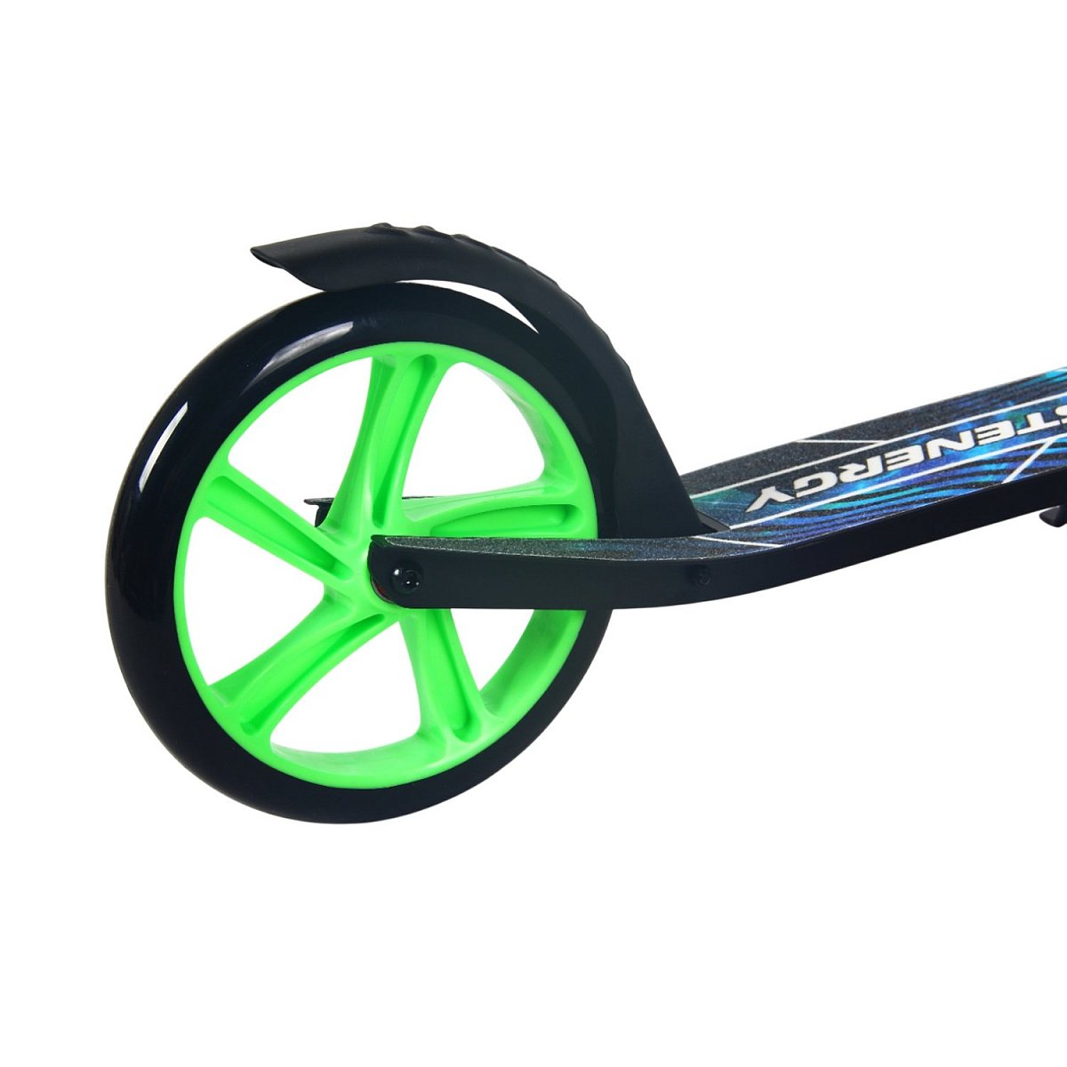 Самокат JE-SA200-50 200мм green (фонарь и наклейка в подарок)