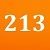 Orange/213 см