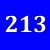 Blue/213 см