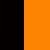 Black/Orange